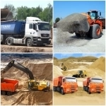 Песок, щебень, отсев, ГПС, керамзит, фаб, чернозем, грунт, глина картинка из объявления