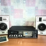 Стерео приставка Маяк-233+2 колонки 15ас 1990 год. картинка из объявления