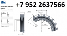 Звездочки 14689663 экскаваторов VOLVO EC380EL в объявлении 1 фото Звездочки 14689663 экскаваторов VOLVO EC380EL картинка из объявления