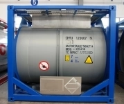 Танк-контейнер тип Т14 объём 7м3, для перевозки серной кислоты. картинка из объявления