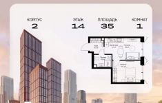 Продам 1 комнатную квартиру 35 м2 картинка из объявления
