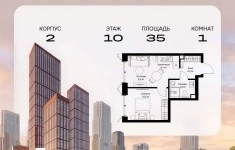 Продам 1 комнатную квартиру 35 м2 в объявлении 10 фото Продам 1 комнатную квартиру 35 м2 картинка из объявления