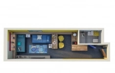 Продам 1 комнатную квартиру 24.3 м2 картинка из объявления