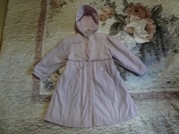 Пальто детское демисезонное на девочку 7-8 лет картинка из объявления