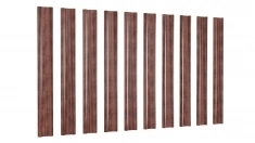 Металлоштакетник с декоративным покрытием картинка из объявления