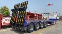 Полуприцеп-трал с трапами TONGYADA CTY9804TDPS 4-оси, грузоподъёмностью 65 тонн картинка из объявления