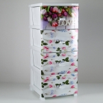 Комод пластиковый с рисунком “Весна” 4 яр. 38 х 47 х 95 см в объявлении 4 фото Комод пластиковый с рисунком “Весна” 4 яр. 38 х 47 х 95 см картинка из объявления