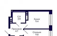 Продам 1 комнатную квартиру 35.3 м2 в объявлении 10 фото Продам 1 комнатную квартиру 35.3 м2 картинка из объявления