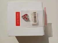 Кулон подвеска сердце новая sunlight красный лак бижутерия украше картинка из объявления