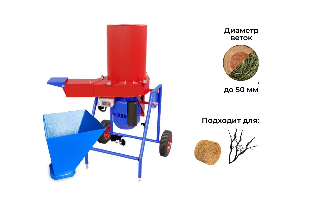 Садовый измельчитель DRAXTER 2в1 УТР-250 220V картинка из объявления