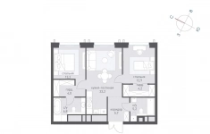 Продам 2 комнатную квартиру 76.3 м2 картинка из объявления