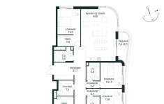 Продам 4 комнатную квартиру 202.4 м2 картинка из объявления