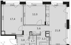 Продам 3 комнатную квартиру 66.2 м2 картинка из объявления
