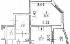 Продам 1 комнатную квартиру 39 м2 в объявлении 10 фото Продам 1 комнатную квартиру 39 м2 картинка из объявления