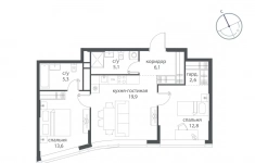 Продам 2 комнатную квартиру 76.8 м2 в объявлении 10 фото Продам 2 комнатную квартиру 76.8 м2 картинка из объявления