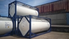 Танк-контейнер тип Т11 объём 18м3 для перевозки компонентов эмульсионных взрывчатых веществ, новый. картинка из объявления