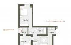 Продам 2 комнатную квартиру 74 м2 в объявлении 10 фото Продам 2 комнатную квартиру 74 м2 картинка из объявления