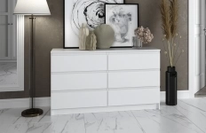 Комод на 6 ящиков 120 см белый картинка из объявления