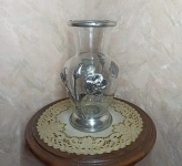 Ваза винтажная с оловянными розами, редкая в объявлении 12 фото Ваза винтажная с оловянными розами, редкая картинка из объявления