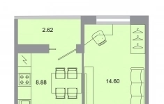 Продам 1 комнатную квартиру 35.1 м2 в объявлении 10 фото Продам 1 комнатную квартиру 35.1 м2 картинка из объявления