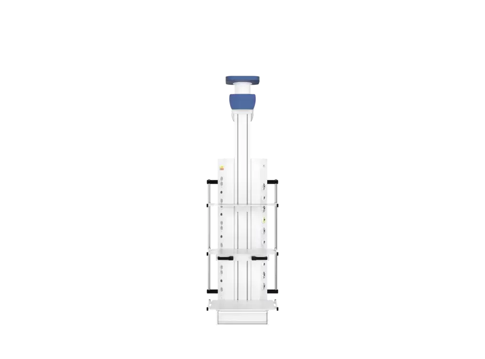 Потолочная одноплечевая вертикальная медицинская консоль CADUCEUS C1-V картинка из объявления