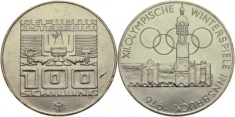 Олимпийская монета Австрии картинка из объявления