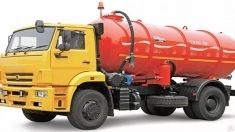 Откачка выкачка сливных ям. КАМАЗ 16куб картинка из объявления