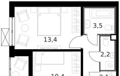 Продам 3 комнатную квартиру 68.4 м2 в объявлении 10 фото Продам 3 комнатную квартиру 68.4 м2 картинка из объявления