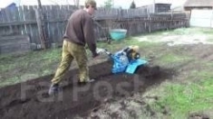 Вскопать вспахать перекопать пахота огород землю грядку картинка из объявления