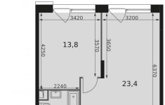 Продам 3 комнатную квартиру 84.3 м2 картинка из объявления