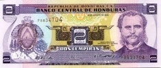Банкнота 2 лемпиры, Гондурас картинка из объявления