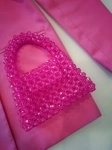 Самая продаваемая модель розовая сумка из бусин! картинка из объявления