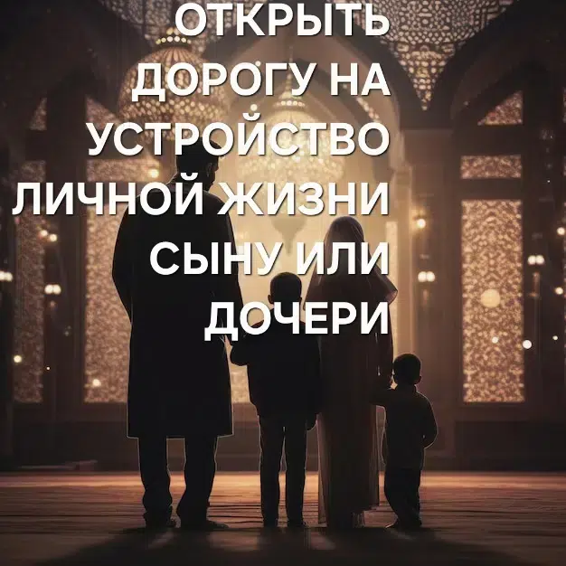 ОТКРЫТЬ ДОРОГУ НА УСТРОЙСТВО ЛИЧНОЙ ЖИЗНИ ДЛЯ СЫНА ИЛИ ДОЧЕРИ! ОТКРЫТЬ ДОРОГУ УДАЧИ! картинка из объявления