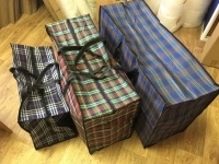 Сумка Баул, клетчатая, хозяйственная, все размеры в наличии картинка из объявления