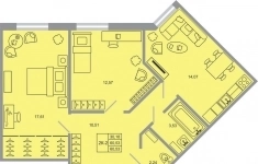 Продам 2 комнатную квартиру 60 м2 картинка из объявления