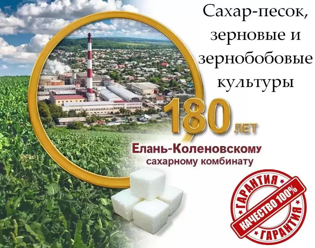Сахар-песок, зерновые и зернобобовые культуры от Елань-Коленовский СЗ в объявлении 1 фото Сахар-песок, зерновые и зернобобовые культуры от Елань-Коленовский СЗ картинка из объявления