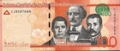 Банкнота 100 песо. Доминикана. в объявлении 2 фото Банкнота 100 песо. Доминикана. картинка из объявления