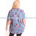 Футболка женская больших размеров из хлопка картинка из объявления
