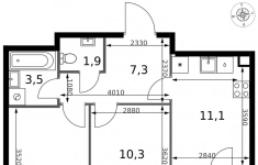 Продам 2 комнатную квартиру 46 м2 в объявлении 10 фото Продам 2 комнатную квартиру 46 м2 картинка из объявления