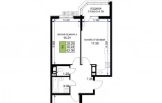 Продам 2 комнатную квартиру 62 м2 картинка из объявления