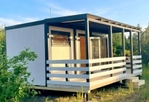 Дачный модульный дом 6 х 4,8 м с верандой 14м2. картинка из объявления