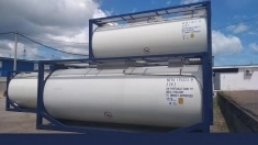 Танк-контейнер тип Т11 объём 18м3 для перевозки жидких пищевых продуктов, новый. картинка из объявления