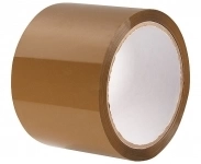 Лента клейкая 75мм/60м/45мкм КОРИЧНЕВЫЙ картинка из объявления