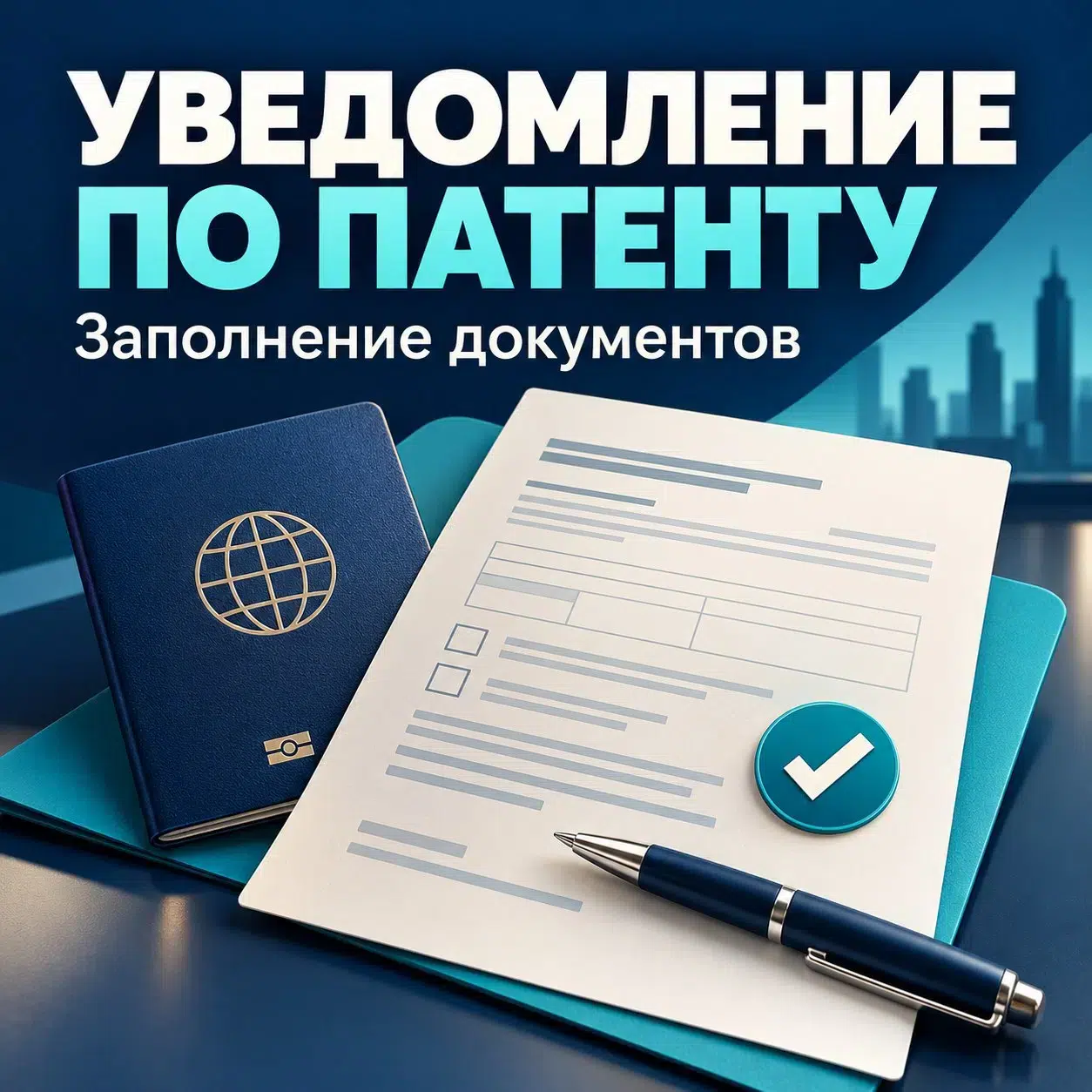 Уведомление о трудовой деятельности иностранца по патенту. картинка из объявления
