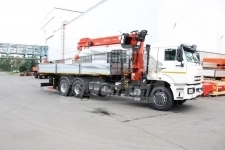 Бортовой автомобиль КАМАЗ 65117-0104020-В5 с КМУ Kanglim KS1256G-II картинка из объявления