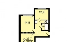 Продам 2 комнатную квартиру 63 м2 картинка из объявления