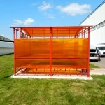 Беседка каркасная из сотового поликорбаната или профлиста картинка из объявления