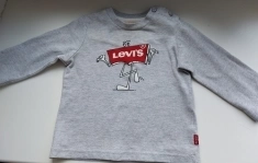 Свитшот детский Levi's , цвет серый , размер 6м. картинка из объявления