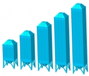Бункер хранения готовой продукции, бункер силос для зерна картинка из объявления