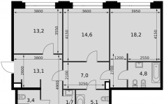 Продам 3 комнатную квартиру 126.6 м2 в объявлении 10 фото Продам 3 комнатную квартиру 126.6 м2 картинка из объявления